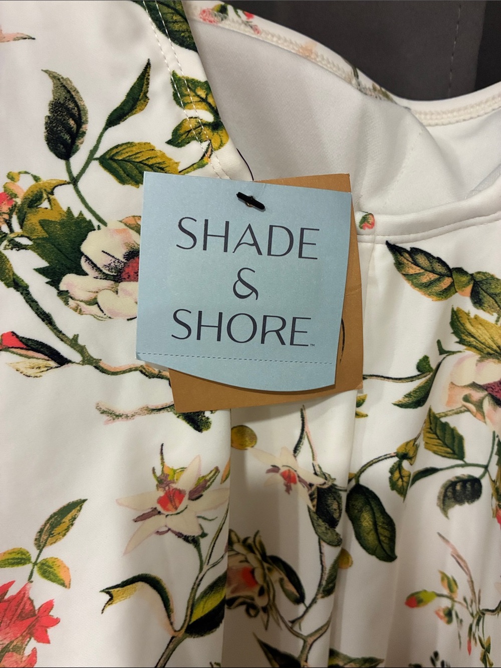 Shade & Shore cream Floral One-Piece Swimsuit - Picture 2 of 10